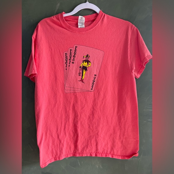 Medium salmon pink joker vintage tee - Picture 1 of 3